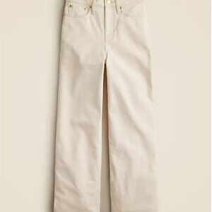 NWOT J. Crew Slim Wide-leg Jean in Ecru 37